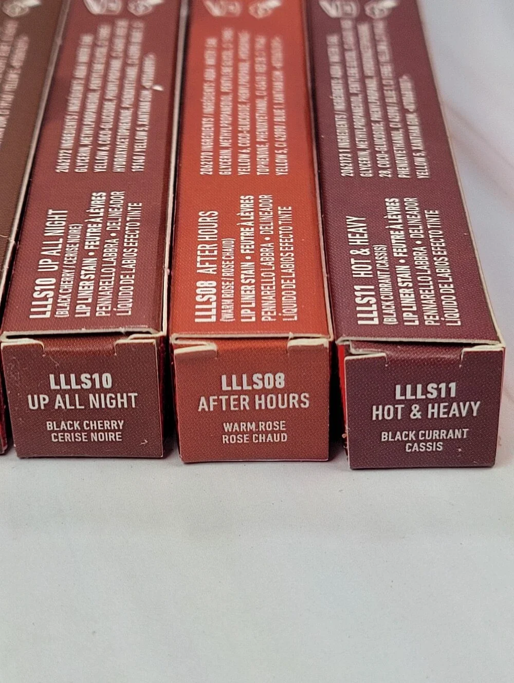6 Piece NYX Lip Lingerie Lip Liner Stain Bundle BNIB